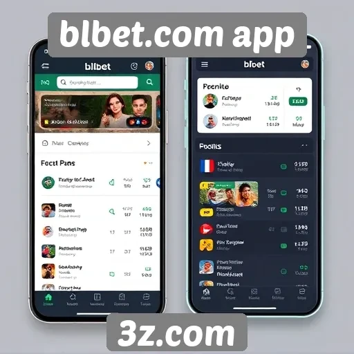 Como funciona a interface do app blbet.com