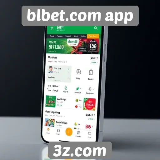 Análise da interface do blbet.com app